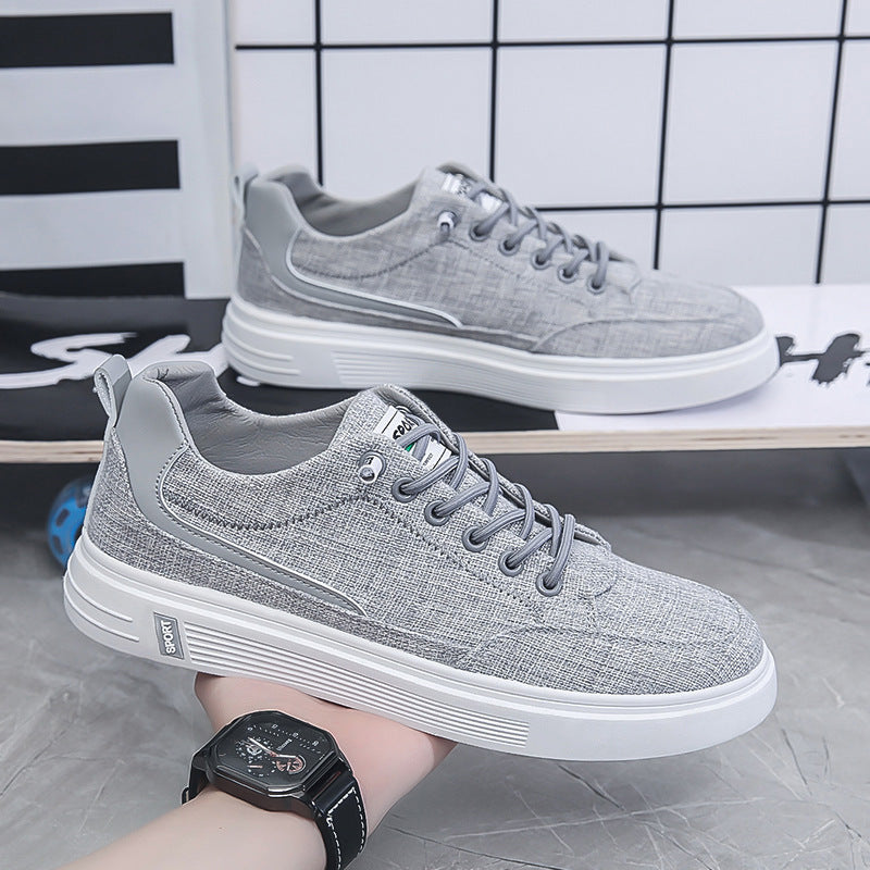 Men's spring 2025 new arrivals: athletic & casual canvas shoes - men's work & commute canvas sneakers - men's linen flat sneakers