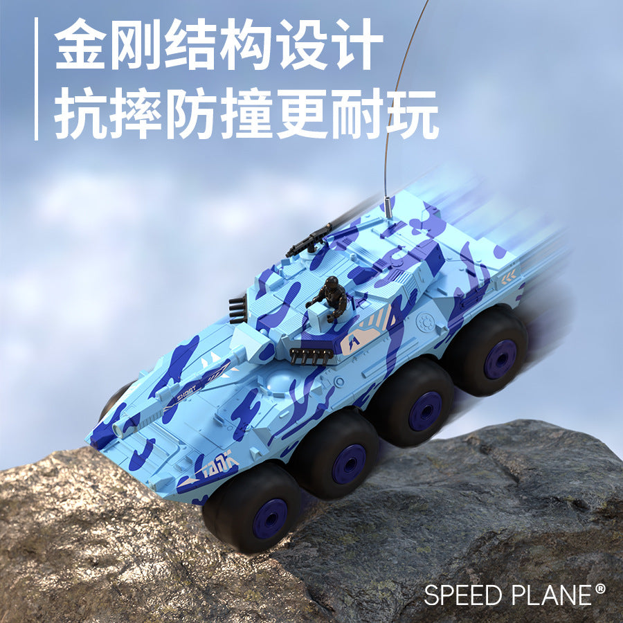 new arrival full-scale 2.4g off-road climbing car amphibious waterproof eight-wheel eight-drive rc remote control car toy
