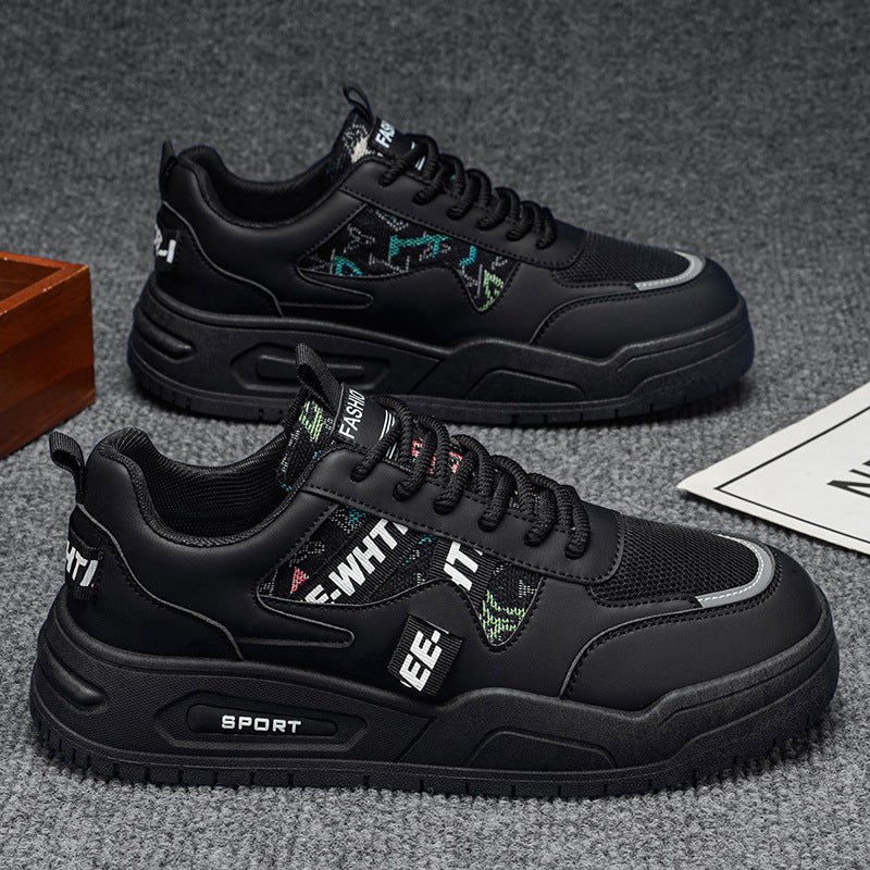 Men's shoes 2026 new spring trendy brand versatile mesh casual sneakers student niche original height increasing athletic fashion shoes