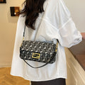 F's classic presbyopia bag baguette bag women's shoulder crossbody retro bag large capacity women's bag underarm bag