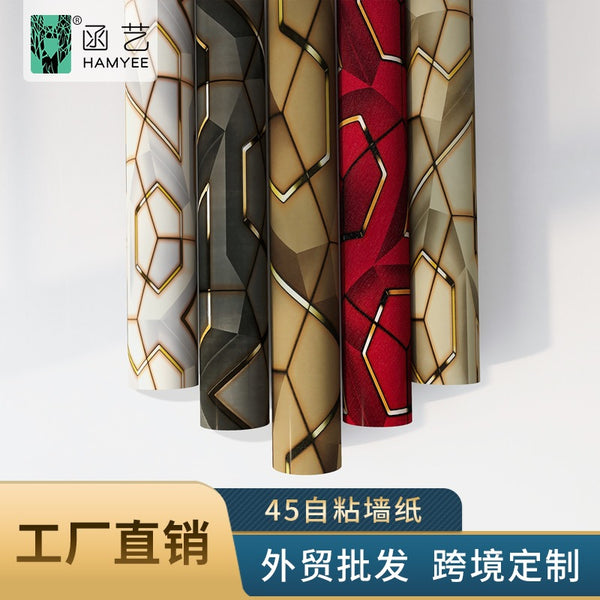 Cross-border 3D bird's nest background wall KTV restaurant bar wall renovation sticker self-adhesive wallpaper wallpaper