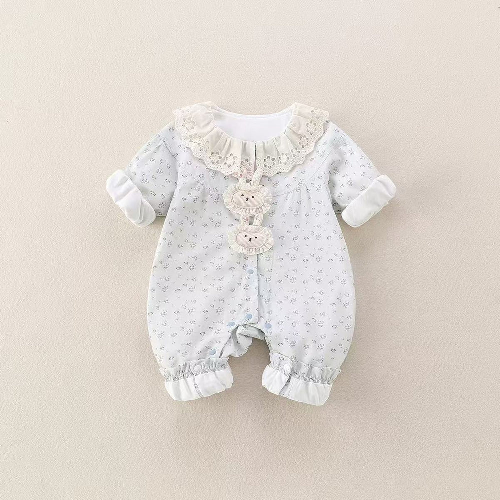 Spring autum clothes sweet baby onesie cute baby girl romper romper outwear spring and summer clothes outing romper