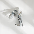 Ready-to-ship l216 stiletto heels: elegant silver, premium quality, comfortable fit. stunning 2025 high-heeled sandals