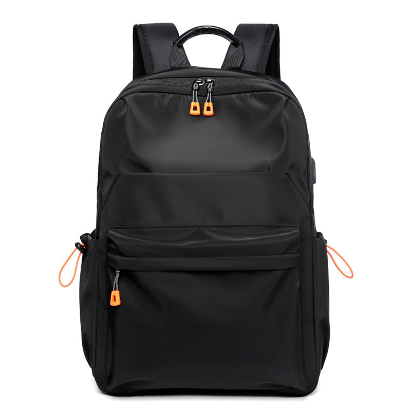Cross-border business commuting fashion travel backpack leisure Oxford cloth large capacity schoolbag wholesale printing logo