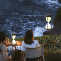 Outdoor hanging lantern - perfect for villas, patios, gardens, courtyards, and camping. create ambiance with this solar-powered, rechargeable, portable outdoor light