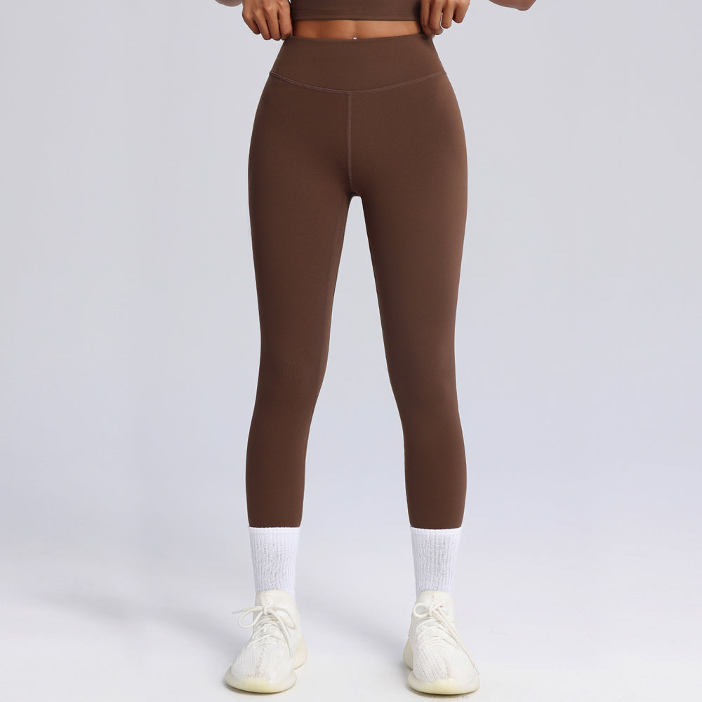 Lulu-inspired lycra high-waisted yoga pants - tummy control, butt-lifting, tight-fitting workout leggings - buttery soft, breathable fitness pants