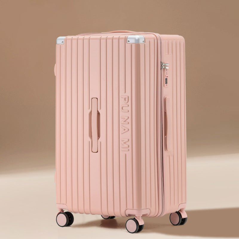 Multifunctional 20-inch suitcase with cup holder, trolley, universal silent wheel, student suitcase, travel boarding suitcase