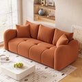 Sofa small apartment living room new arrival cream style straight row leather sofa modern casual apartment double sofa
