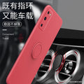 Suitable for samsung s25ultra mobile phone case s24fe liquid silicone ring holder all-inclusive s10 lens protective case