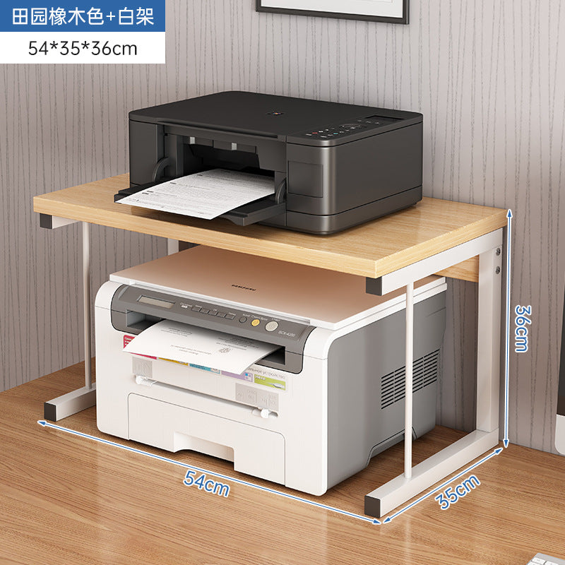 Printer Shelf Desktop Copier Shelf Multifunctional Office Countertop Storage Finishing Rack Small Bracket