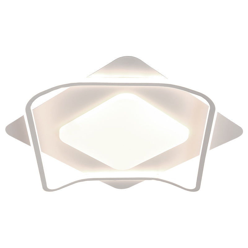 Ceiling light led bedroom light modern minimalist creative cream wind Nordic master bedroom room study light home decoration lighting