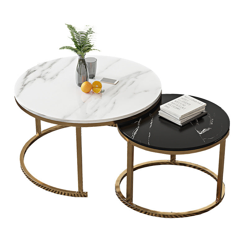 Coffee table living room for home round table small apartmentaccessible luxurycasual modern new arrival sofa coffee table balcony