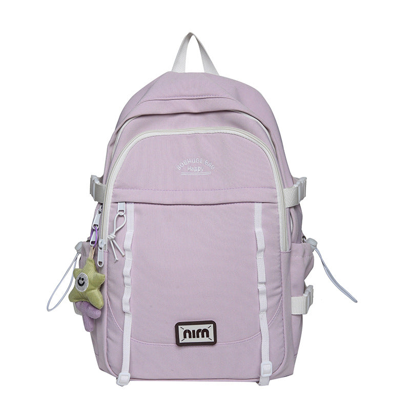 New large-capacity leisure backpack, universal and durable backpack for junior high school students and high school students
