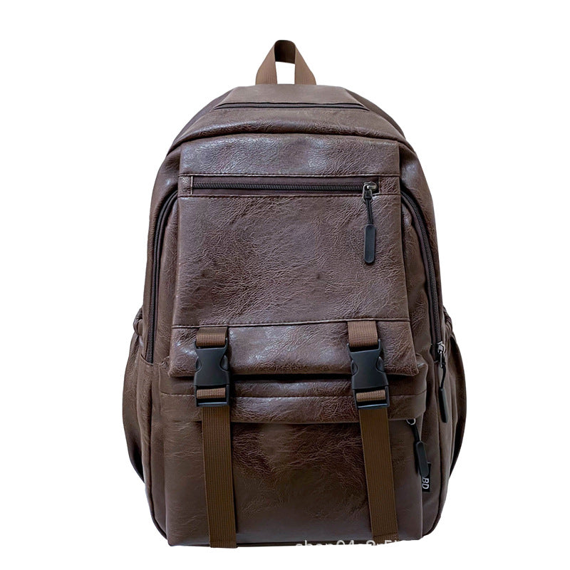 New backpack men's trendy casual business travel bag high school student college student computer bag large capacity backpack
