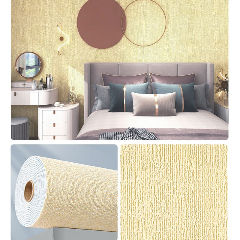 Special wallpaper for gray wall self-adhesive waterproof and moisture-proof 3D three-dimensional wall sticker wall cover ugly decorative household sticker wallpaper