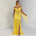 fashion style autumnew arrivalfashiontube topbacklesssexymesh shrink slit hip-hugging dress