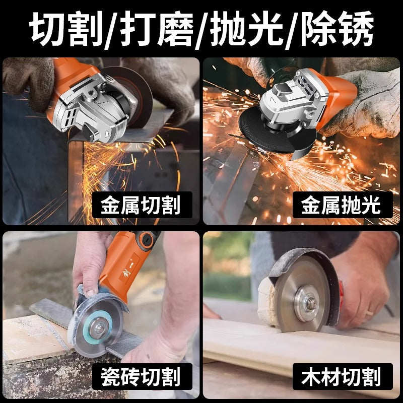Chuangjiao angle grinder grinder polishing machine hand grinder polishing machine hand grinding wheel for home cutting machine 100 model
