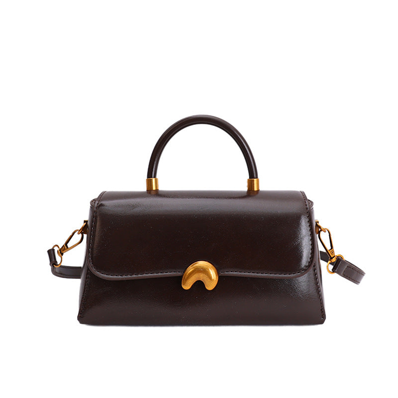 women's handbag 2025 autumn/winter new fashion minimalist tote bag, high-end textured shoulder & crossbody bag