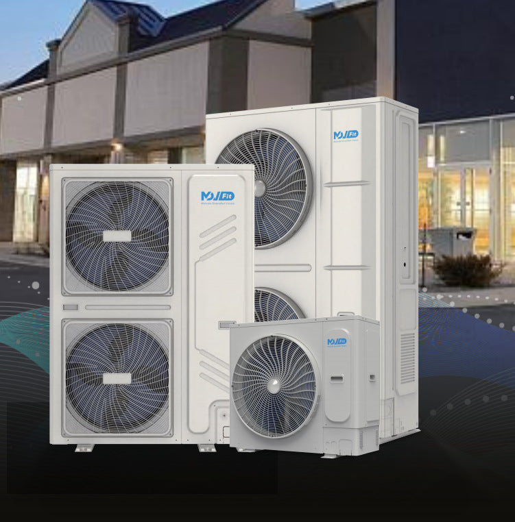 Midea 5 hp central air conditioner inverter ceiling cassette ducted system multi-unit mdv-120w/dn1-fit(e1)