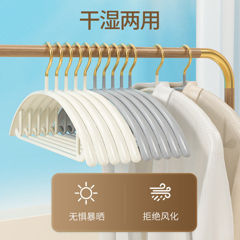 Wholesale of hangers is super cost-effective. 5 hangers, a box of 5 hangers with multi-specification hangers, Douyin hot-selling storage.