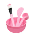 Individually packaged mask tools set: mask bowl (4-piece set), mask brush, plastic spoon, mixing spatula, spa tool set