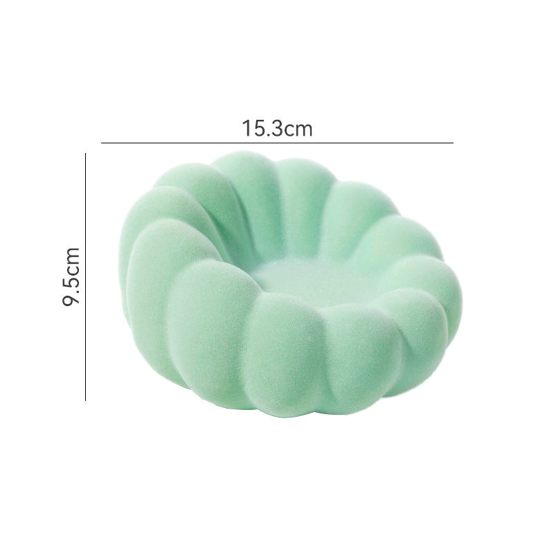 Creative stylish ceramic photo props jewelry storage key ring ceramic props plate entrance storage ceramic plate