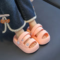 Kids sandals  summer new fashion middle and big children's beach shoes girls k-style soft bottom kids shoes trendy