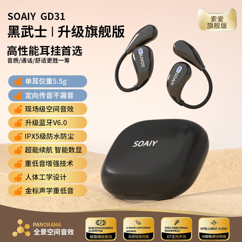 Sony Ericsson GD31 ear-hanging wireless Bluetooth headset air bone conduction open not in the ear 2025 new model