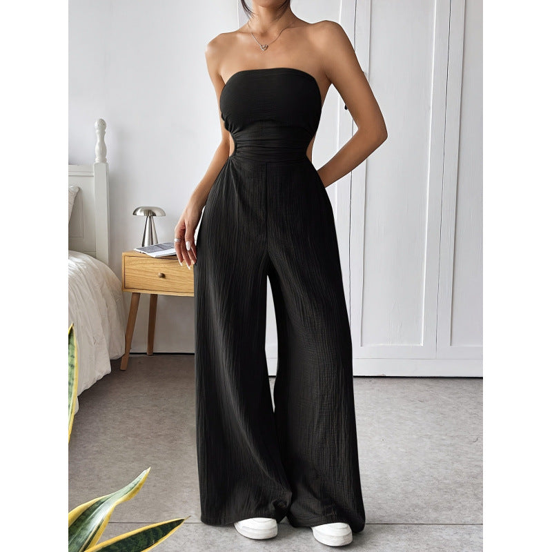 code new arrival  original women's tube top backless jumpsuit