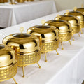 Gold luxury hanging buffet warmer - hotel restaurant wedding banquet buffet stove - in stock wholesale