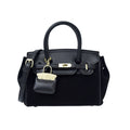 High-end women's bag, 2025 new arrival, vintage-inspired, niche design, lock closure bag, trendy and versatile for autumn, can be used as a shoulder bag, crossbody bag, or handbag