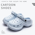 Women's clogs - new summer collection: thick-soled, anti-slip beach sandals with closed toe for adults. perfect for the beach and everyday wear
