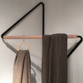 Wall-mounted clothes rack - space-saving corner coat rack for bedroom & home - trendy & practical