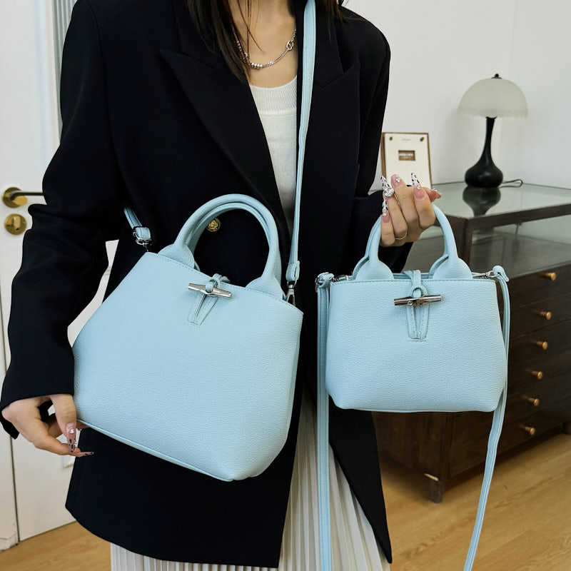 High quality new bamboo bag mini handbag bamboo buckle shoulder messenger bag casual women's bag