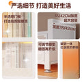 Kitchen storage rack floor-standing multi-layer storage cabinet sideboard microwave oven for home with door multifunctional cabinet storage rack