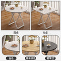 Foldable table dining table for homesmall apartment rental house simple table and chairs for eating square table round table convenient stall