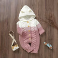 Baby knitting onesie ha yi spring & fall newborn clothing male baby wool cute thickenedheattech025