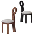 cream style dining chair comfortable long sitting back dining table chair for homecasual negotiation chair solid wood chair