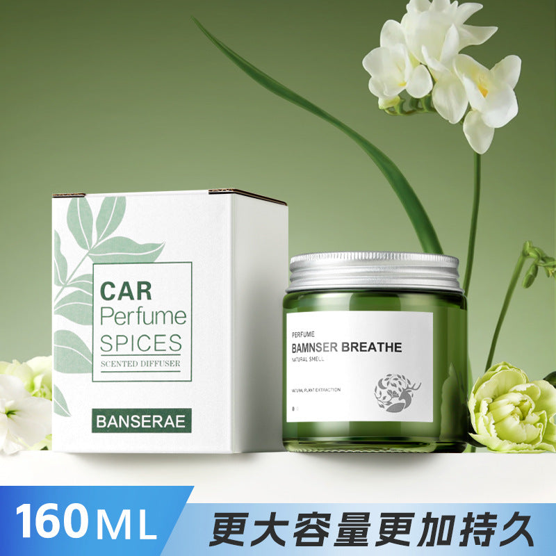 Car air freshener long-lasting diffuser odor eliminator solid balm ornament men's car fragrance wholesale