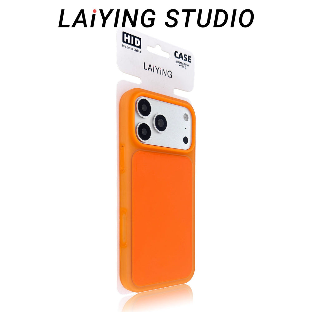 Instantly transform your phone with this minimalist, large-hole ice cream design case, compatible with apple 17 pro max and iphone 16. features button protection for enhanced durability