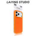 Instantly transform your phone with this minimalist, large-hole ice cream design case, compatible with apple 17 pro max and iphone 16. features button protection for enhanced durability