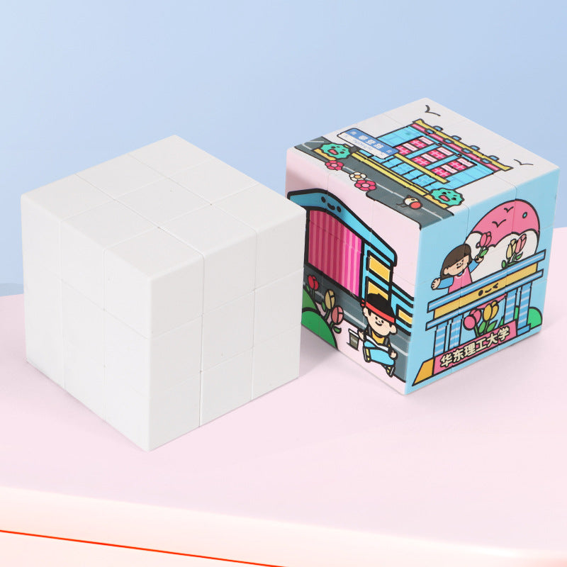 【custom】2x2 & 3x3 rubik's cube custom uv printed stickers - rubik's cube advertising company gifts, birthday presents, toys