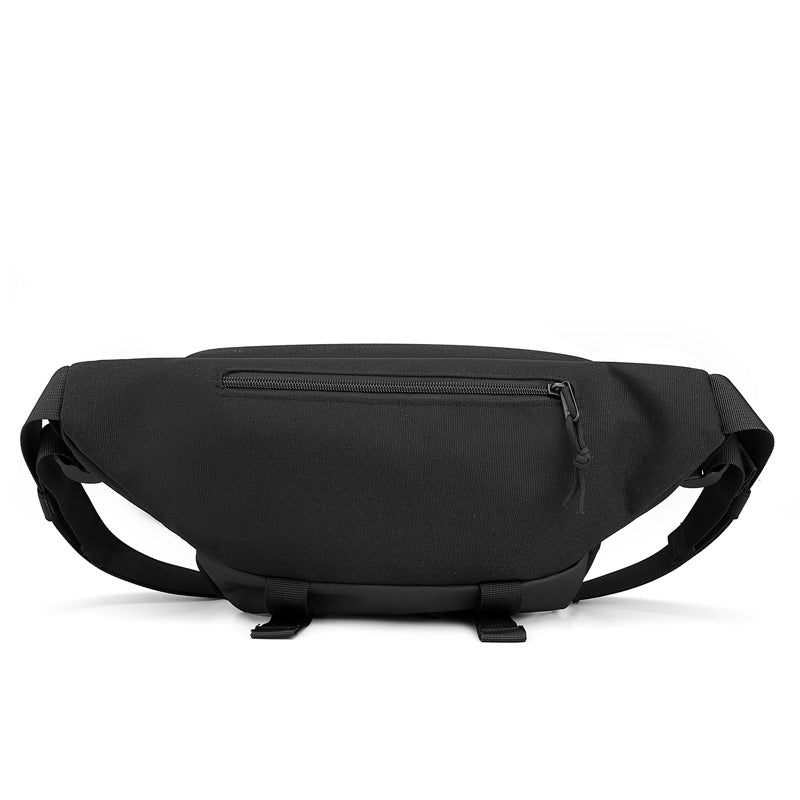 New trendy men's and women's oblique straddle chest bag night reflective large-capacity backpack outdoor sports fanny pack travel bag