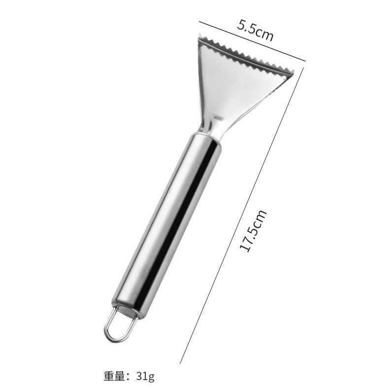 stainless steel fish scale scraper kitchen fish killing and scale removal tool knife fish scale planer fish scale scraper corn planer
