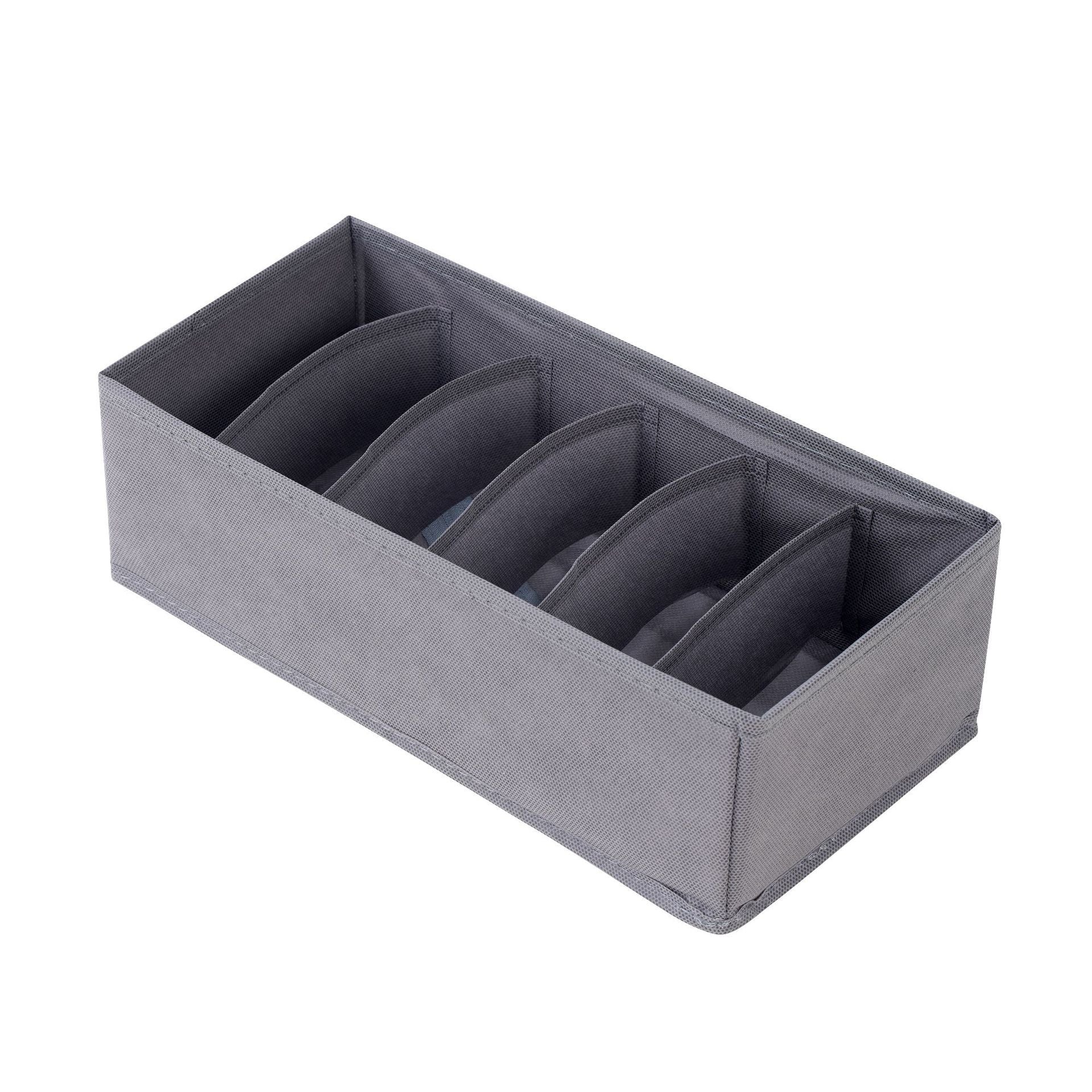 Off-white rose red underwear storage box four-piece set, socks storage fabric bra storage box 6 grids 7 grids 8 grids 24 grids