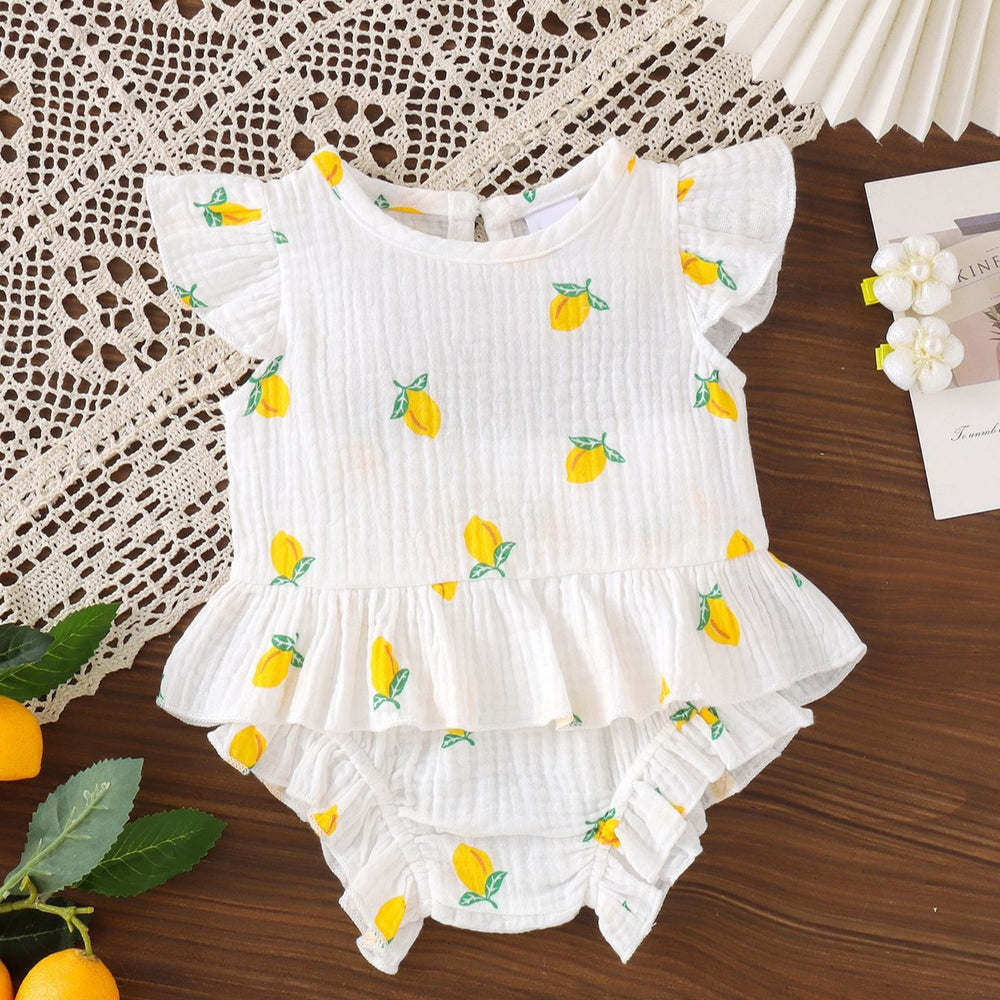 new european and american style spring/autumn girls' white sleeveless top + shorts set for babies
