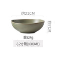 Vintage chic ceramic dinnerware - restaurant & hotel grade, unique ribbed design, steak & western cuisine plates, high-style deep dishes for home use