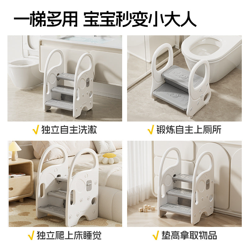 Baby Stepping Stool Hand Steps Armrest Stool Face Stool Children Washing Ladder Washing Ladder Steps Climbing Stairs