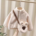 Kidsfleece-linedoutwearnew arrivalbabyfall and winterthickenedcashmere boys and girls styleheattech winter tops