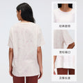 Loose-fit yoga top for women, running, workout, fitness, casual, versatile, short-sleeve t-shirt, summer d26073